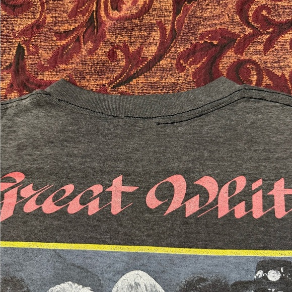 80s Great White Brockum Heavy Metal Band Tee - Picture 4 of 6